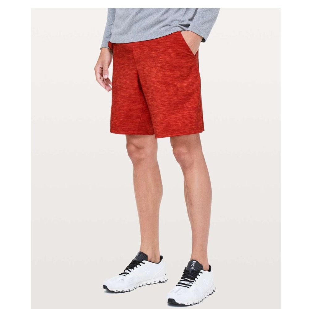 Lululemon‎ Pace Breaker Short 9" Lined Men's XS Orange Magma